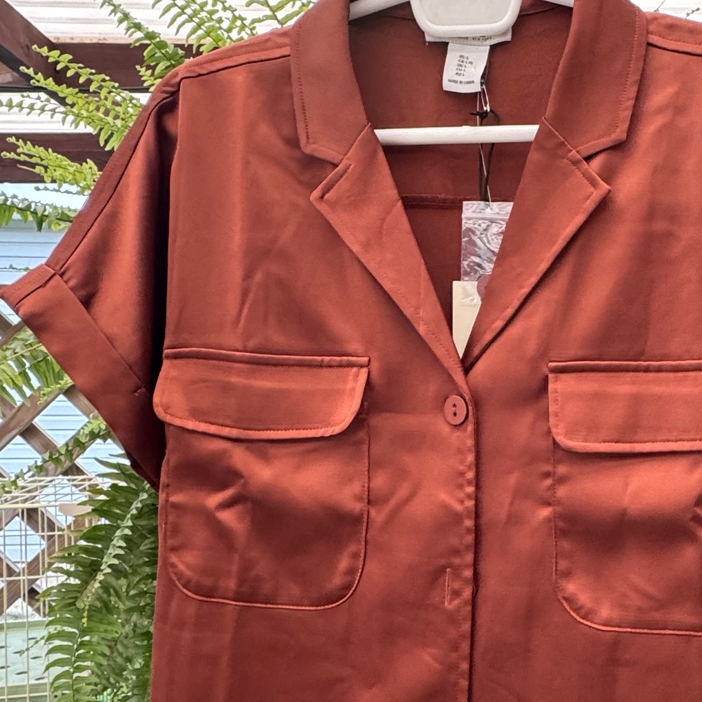 ✨ Rachel Zoe Silk Button-Up Shirts (2) – NWT